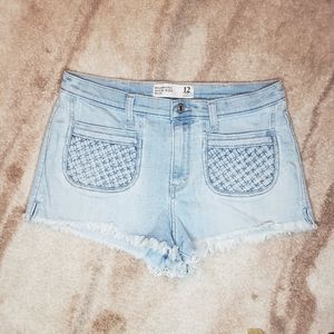 Abercrombie high rise denim